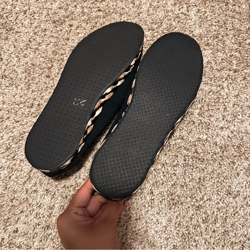 TOMS Alpargata Vetiver Black Suede Leather Slip-On Size 8.5 - Picture 9 of 9